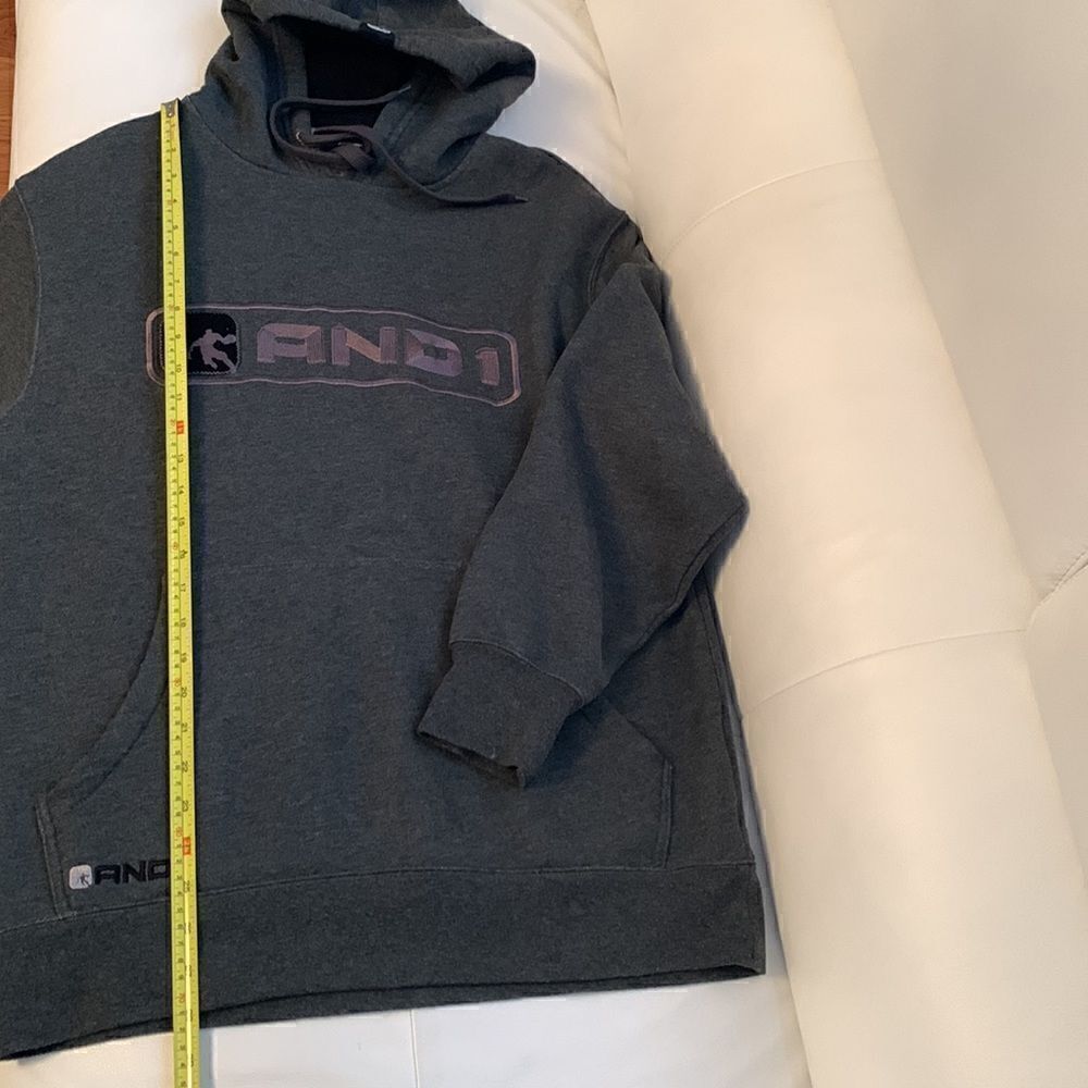 And1 Embroidered Hoodie Sweatshirt Size M - Picture 5 of 10